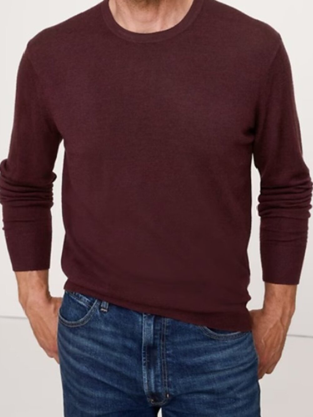 Banana republic 100% merino wool crew-neck sweater
